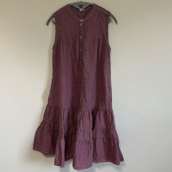 Magaschoni 100% Linen Dress, Size S/P - Picture 1 of 6